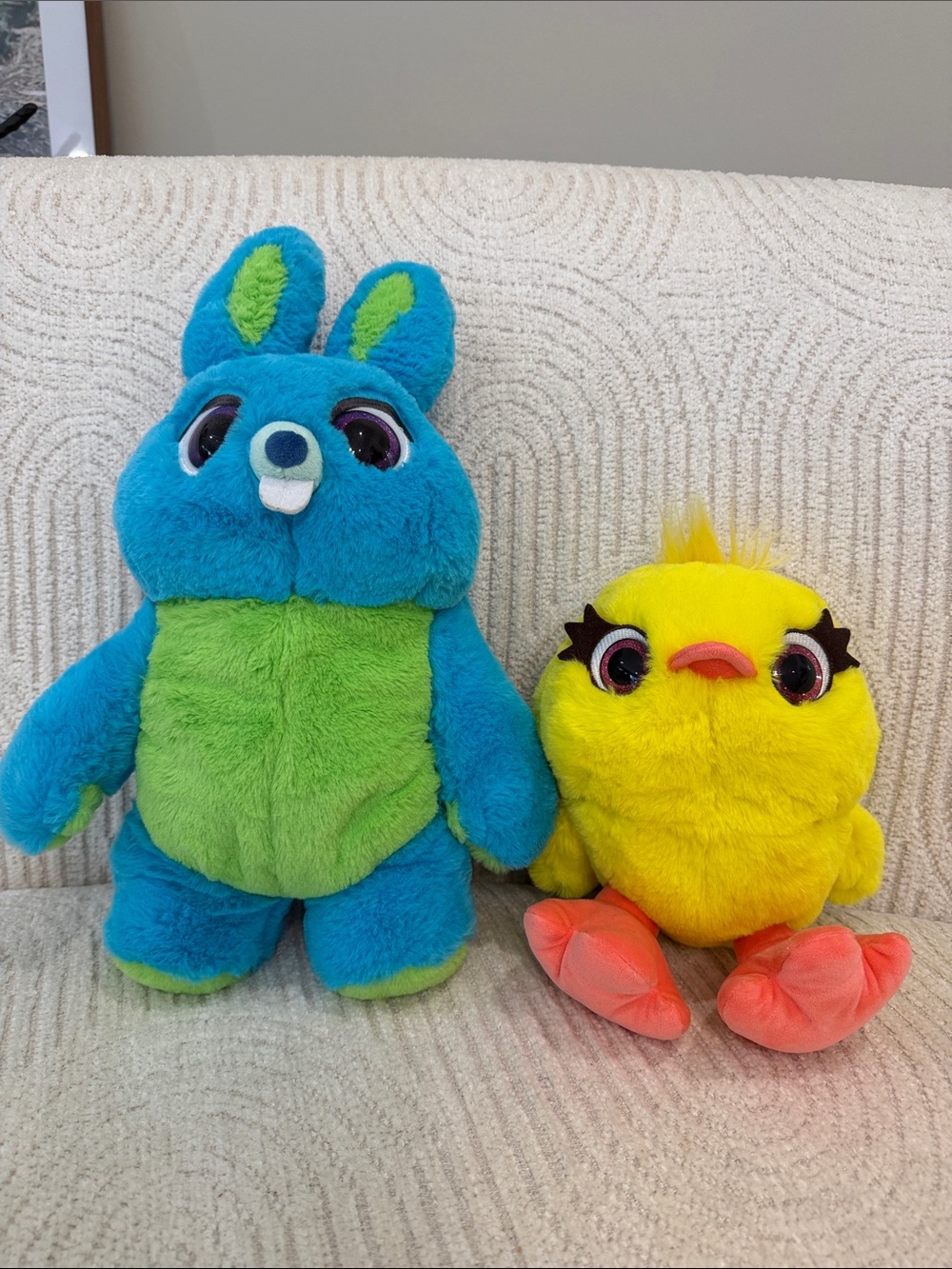 Toy Story 4 Bunny and Chick Talking 2019 Disney Store Soft Plush Figure